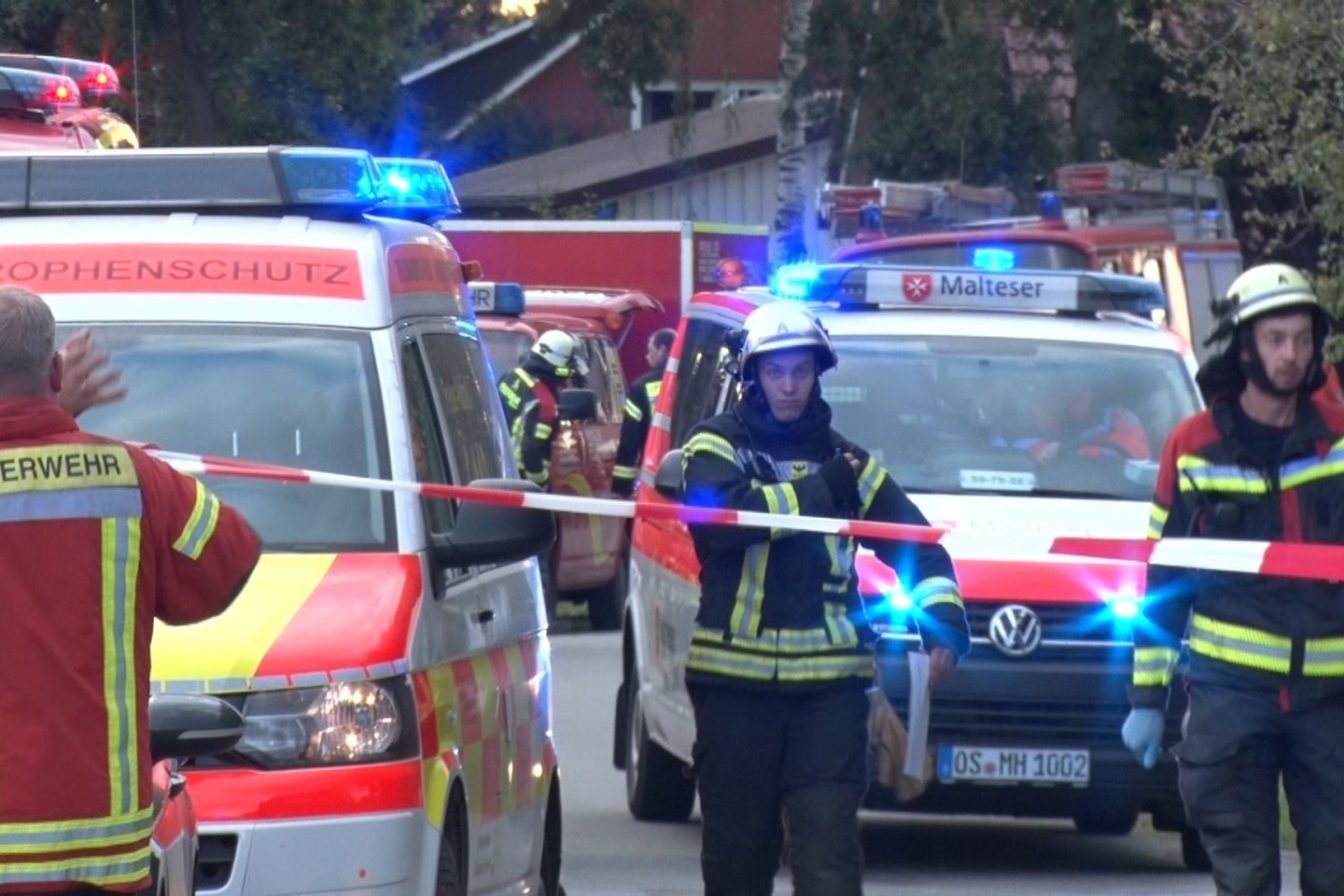 Rettungskräfte sind in Fürstenau im Einsatz.