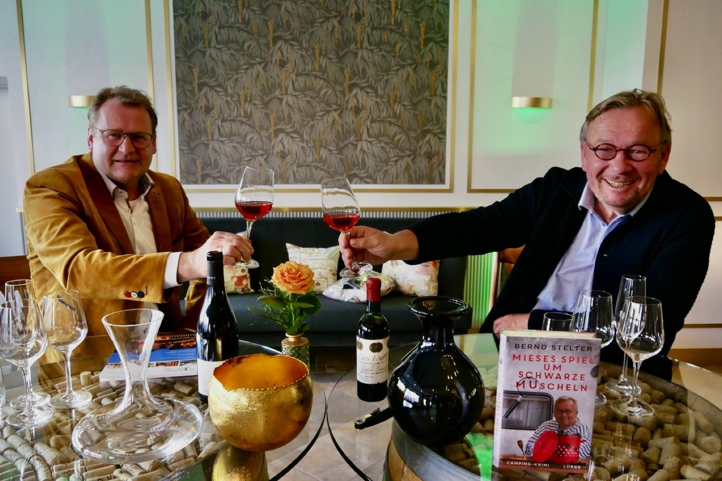 Bernd Stelter,Gerd Leve,Hotel Im Engel,Online Weinprobe,Warendorf,Weinprobe
