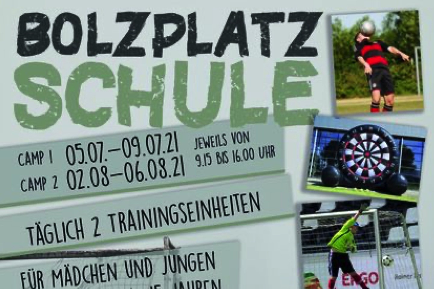 BOLZPLATZ SCHULEChristian Franz-Pohlmann,Daniel Schiewe,Heinz Goldmann,Fußballschule,Bolzplatz,TuS Freckenhorst,