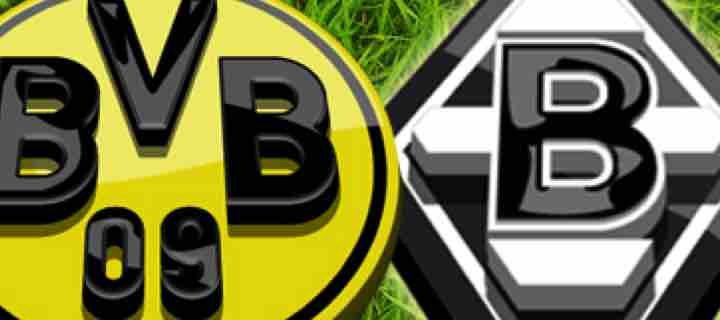 Borussia Dortmund gegen Borussia Mönchengladbach