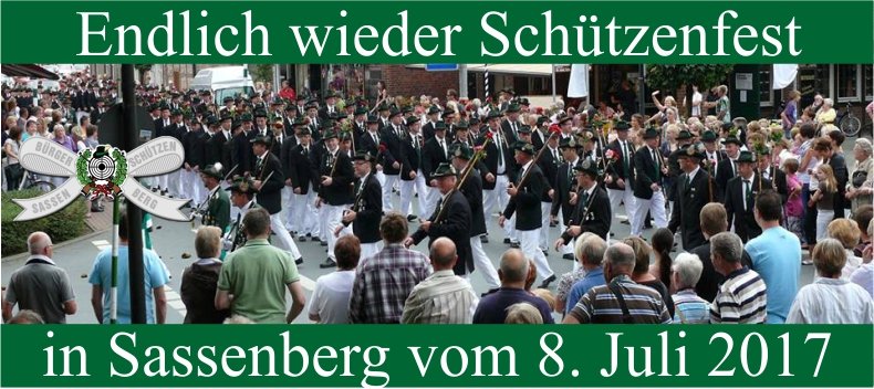Bürgerschützenverein Sassenberg - 1. Bild Profilseite
