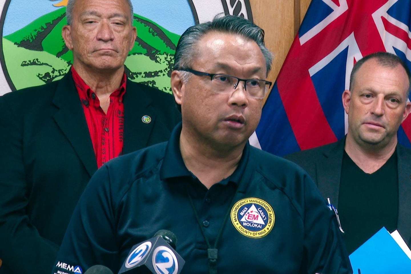 Herman Andaya (M), bisher Leiter der Katastrophenbehörde auf Maui, ist von seinem Amt zurückgetreten.