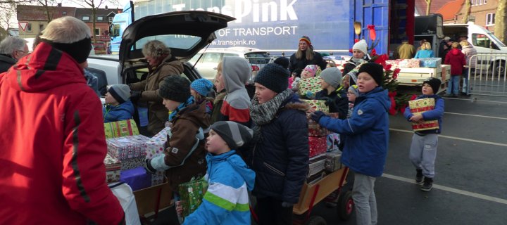 Fast 9000 Geschenke sind auf dem Weg nach Rumänien