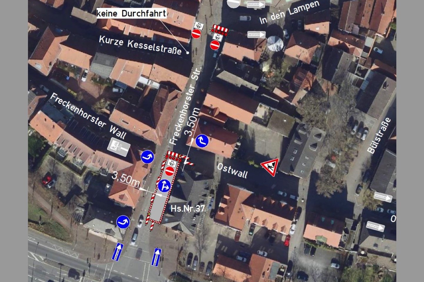 Altstadt,Freckenhorster Straße,Baustelle,Warendorf,Versorgungsleitungen,Entsorgungsleitungen,