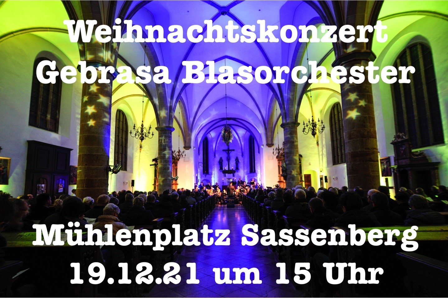 Weihnachtskonzert,Gebrasa Blasorchester,Sassenberg,Mühlenplatz,verschoben,