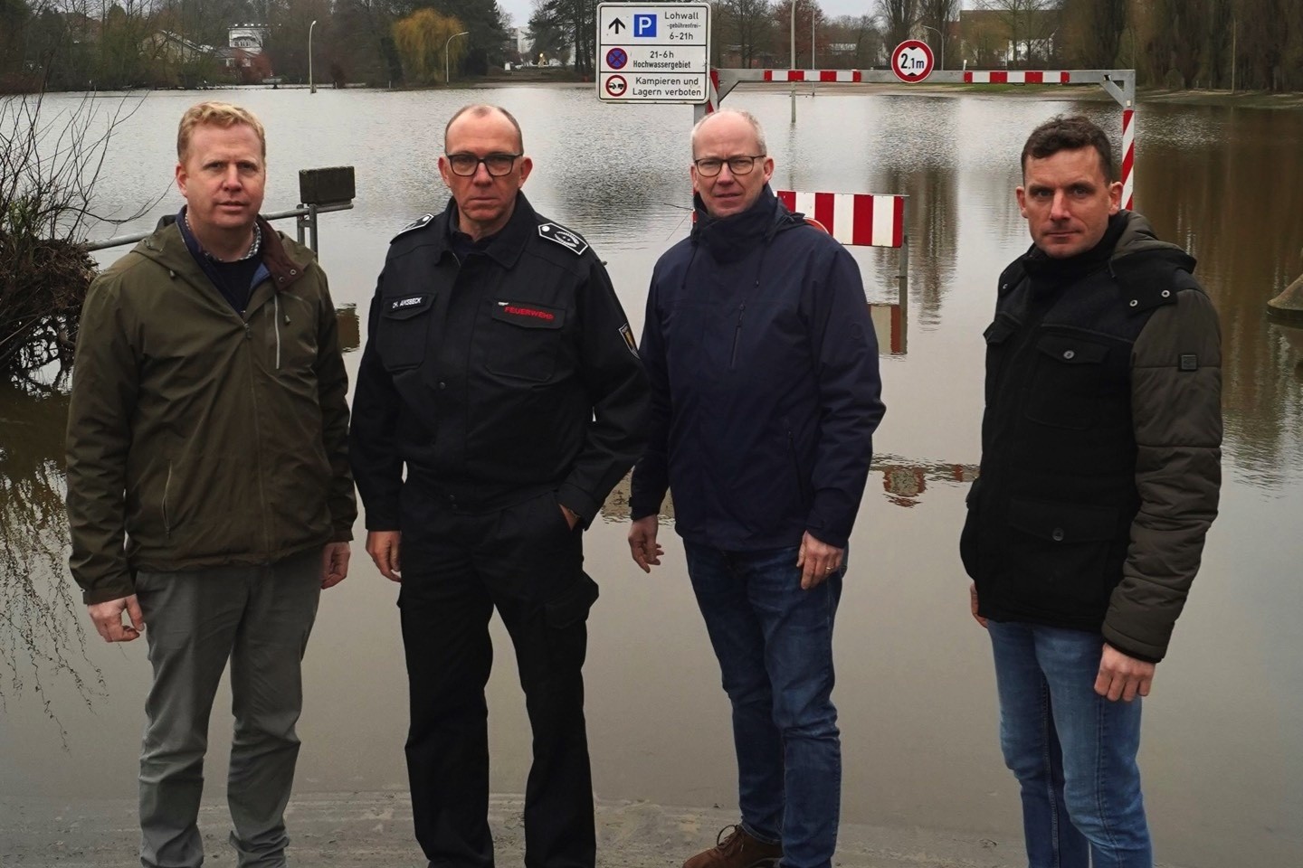 Hochwasser,Daniel Hagemeier,Kreis Warendorf,Dirk Schellhammer,Warendorf,Uwe Amsbeck,