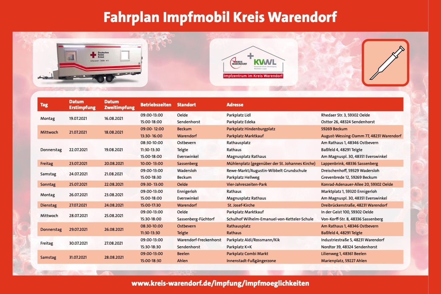 Kreis Warendorf,Impfmobil,Tour,Dr. Olaf Gericke,Corona,Impfung,