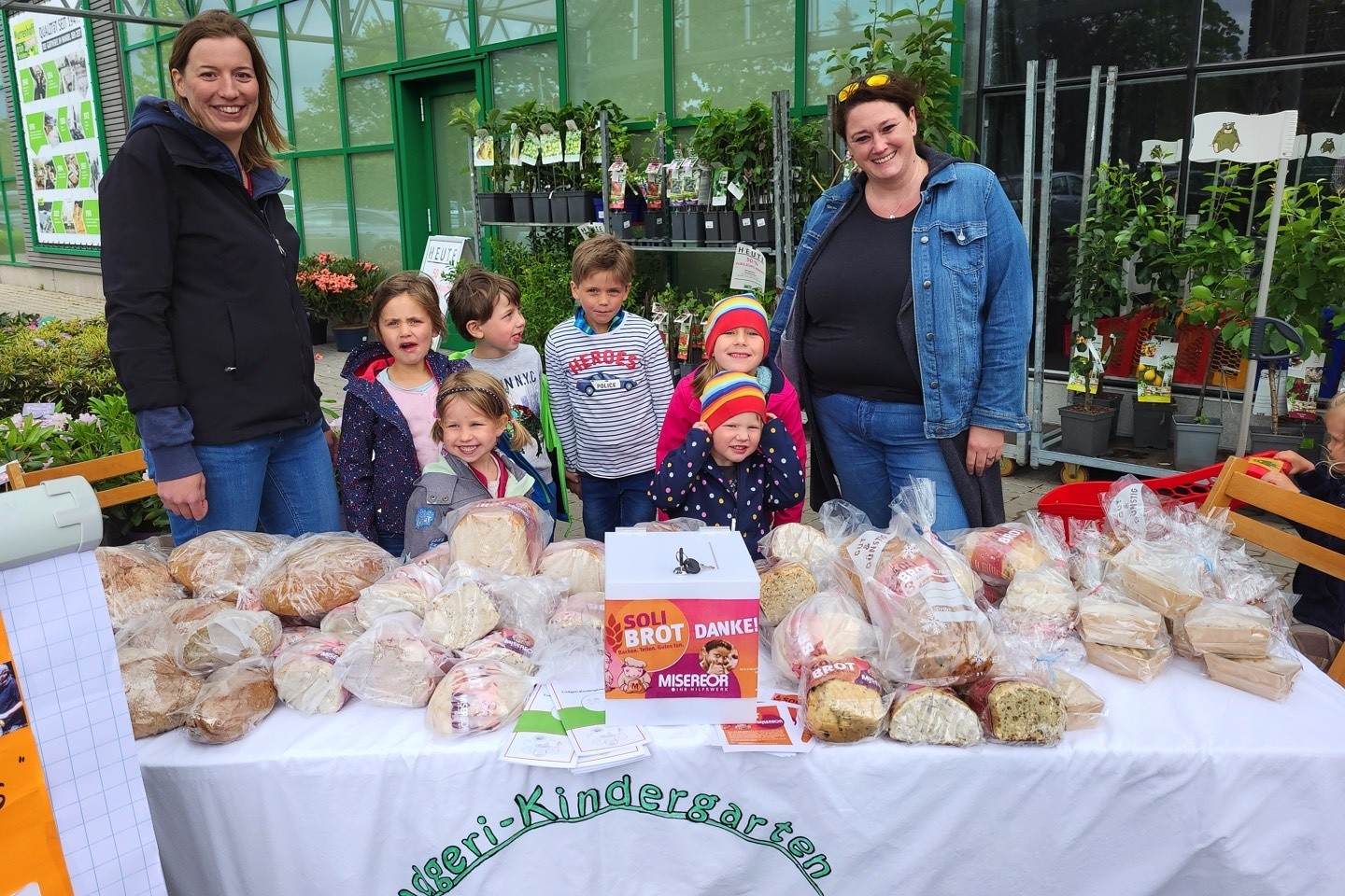 Ludgeri-Kindergarten,Brot,Murrenhoff Gärtnerei, Dreischulte Bäckerei,Ramona Kerkhoff,