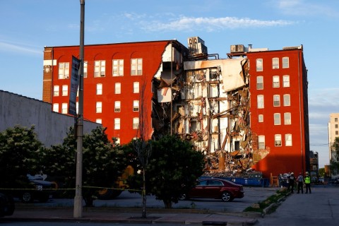 Rettung nach Teileinsturz eines Gebäudes in den USA