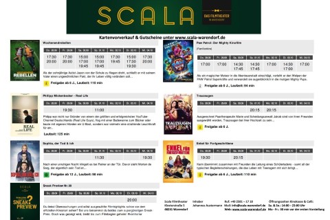 SCALA Kinoprogramm 28. Sep. bis 04. Okt 2023