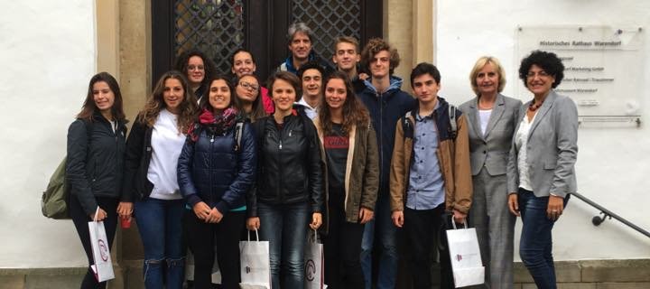 Schülergruppe aus Turin zu Gast