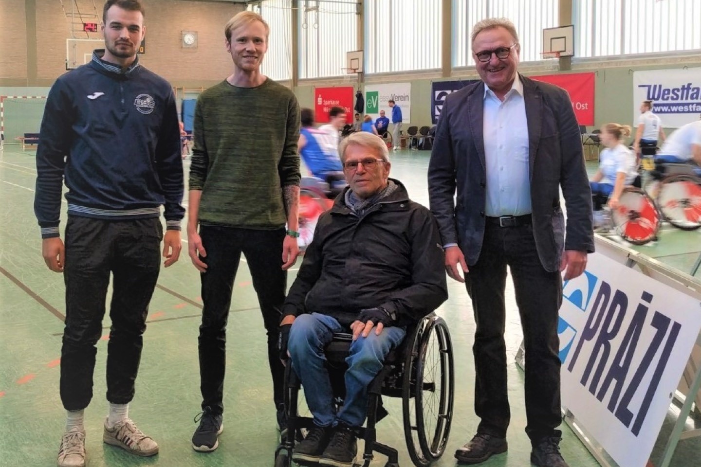 Stadtsportverband,Peter Huerkamp, Warendorf,BBC Münsterland,Dietmar Fedde,Rollstuhlbasketball,