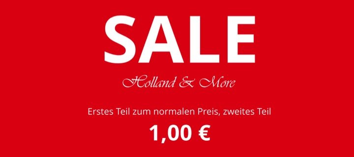 Summer Sale bei Holland & More hat begonnen