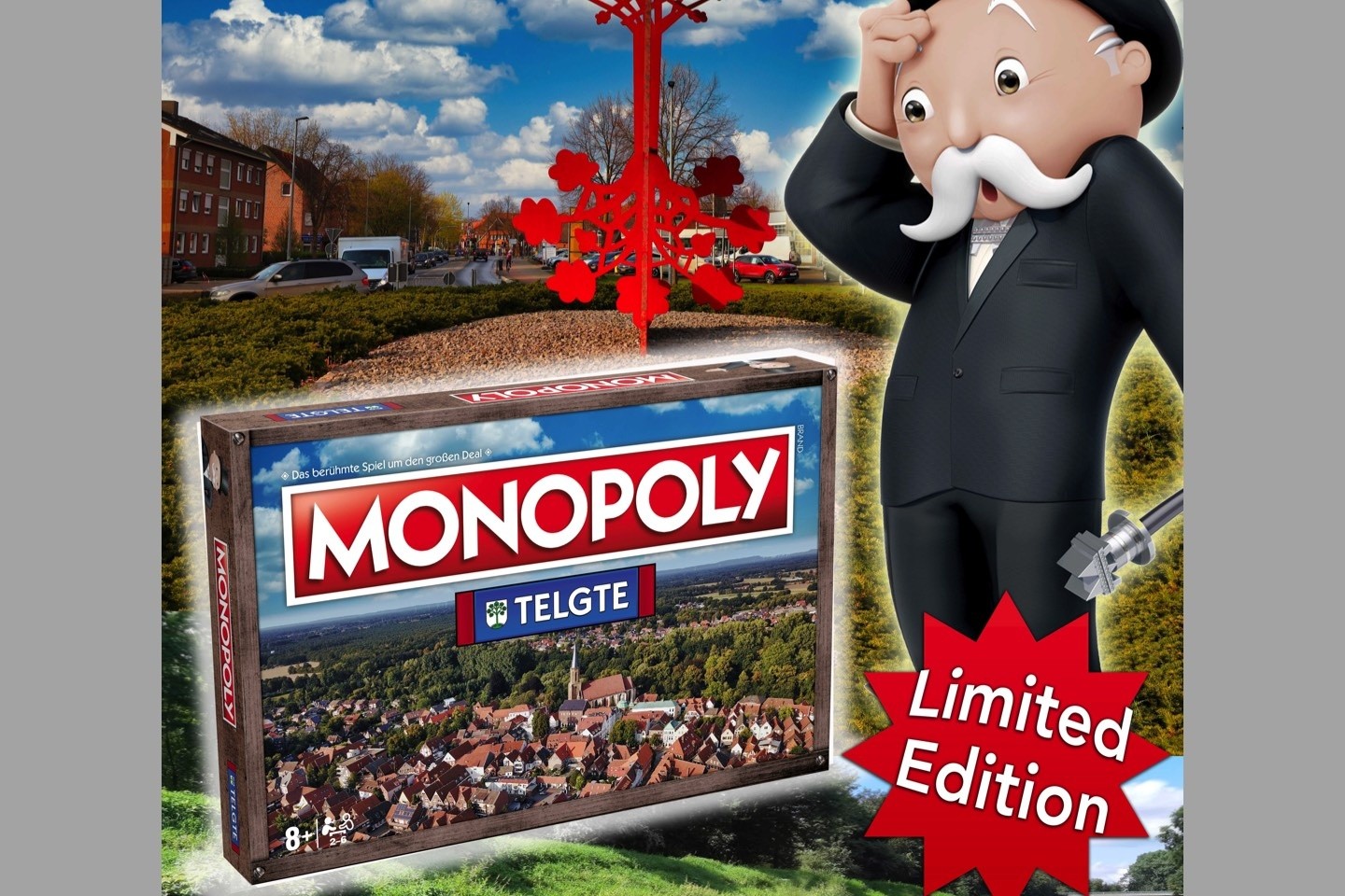 Monopoly,Altstadtflair,Stadt Telgte,Telgte,Spieleklassikers,Telgte-Monopoly,