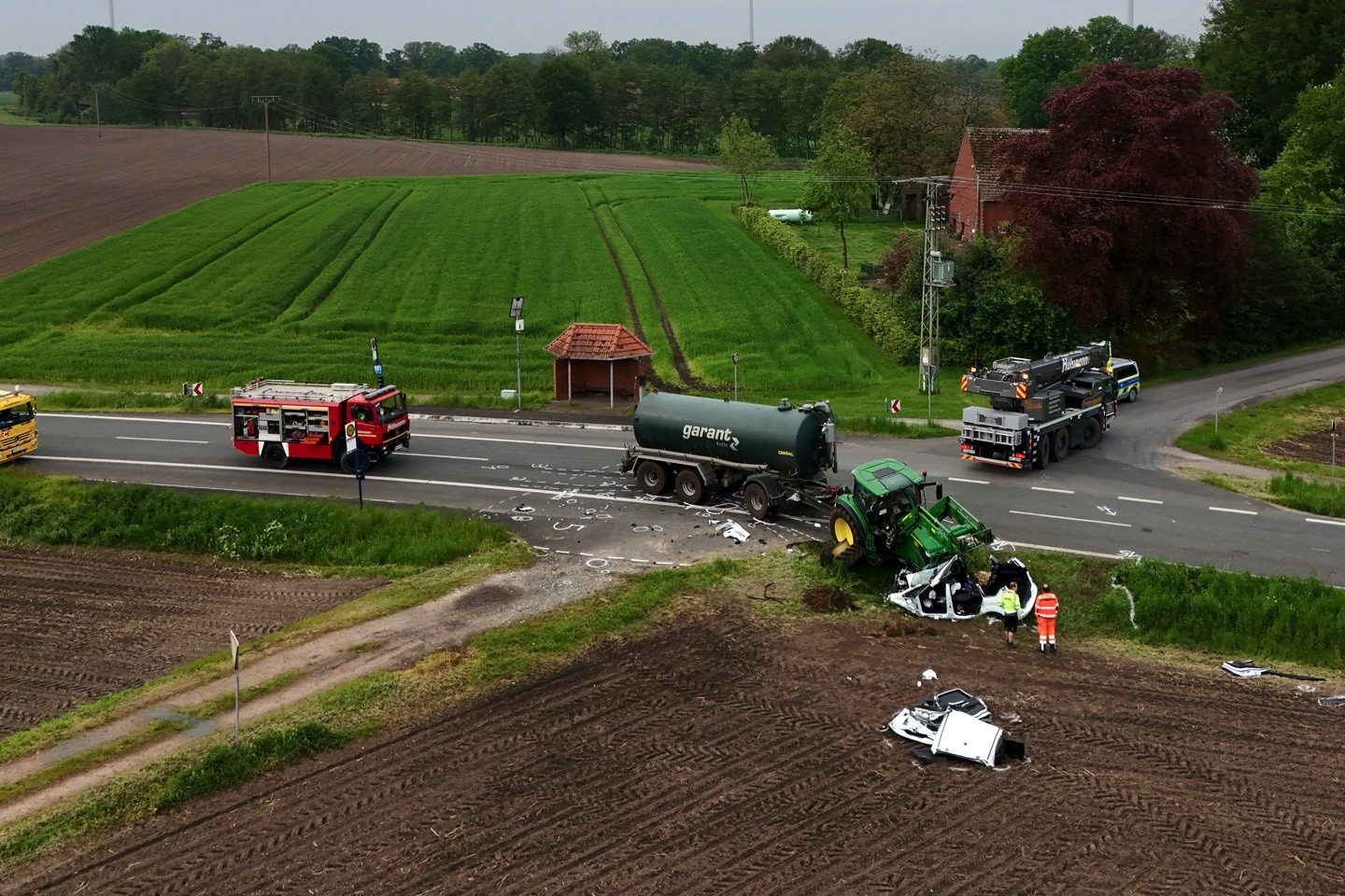 Unfall,Traktor,Ostbevern,Kreisstraße,Auto,