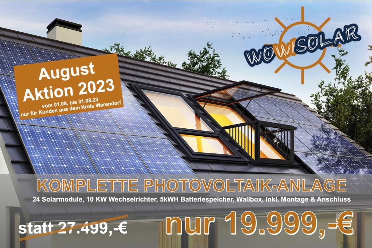 August Angebot WOWI Solar