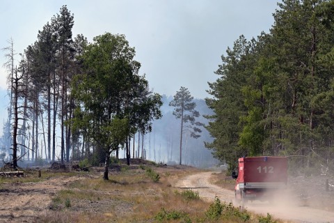 Waldbrand-Einsatz bei Jüterbog kann noch Tage dauern
