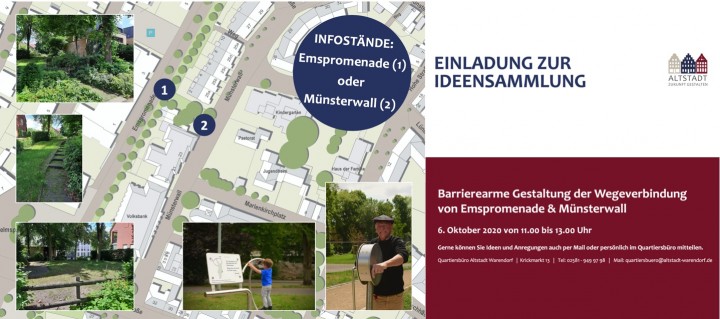 Barrierearme,Emspromenade,Münsterwall,Warendorf,Quartiersbüro,